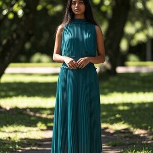 Nanette Lepore Teal Maxi Dress